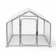 Пташиний вольєр курник для курей качок гусей індичок 140x120x120 см Helper HP - 1083 сітчастий захист від хижаків садовий домашній вольєр для птиці безпечний комфортний парник для птахів компактний стійкий - зображення 9