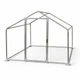 Пташиний вольєр курник для курей качок гусей індичок 140x120x120 см Helper HP - 1083 сітчастий захист від хижаків садовий домашній вольєр для птиці безпечний комфортний парник для птахів компактний стійкий - зображення 15