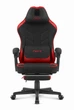 Геймерське крісло Cabro C504 BLACK RED тканина Чорно-Червоний - изображение 3