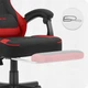 Геймерське крісло Cabro C504 BLACK RED тканина Чорно-Червоний - изображение 4