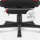 Геймерське крісло Cabro C504 BLACK RED тканина Чорно-Червоний - изображение 6