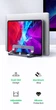 Подставка для ноутбука UGREEN Vertical Laptop Stand LP258 Dual slots - изображение 7