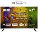 Телевізор 43" 2E LED 4K 60Hz Smart Google TV Black (643400) - зображення 1