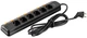 Подовжувач мережевий 2E 3м, 6xТипF, 16A, 2xUSB-A, 1x USB-C фільтр, чорний (649503) - изображение 1