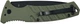 Ніж Boker Plus Large Strike Grivory Green 06EX901 D2 black stonewash push button автоматичний - зображення 3