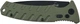 Ніж Boker Plus Large Strike Grivory Green 06EX901 D2 black stonewash push button автоматичний - зображення 4