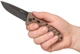Ніж Boker Plus Strike Droppoint Coyote 01BO424 AUS-8 black stonewash push button алюміній (23731099) - зображення 3