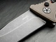 Ніж Boker Plus Strike Droppoint Coyote 01BO424 AUS-8 black stonewash push button алюміній (23731099) - зображення 5