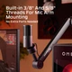 Мікрофон геймінговий HyperX SoloCast 2, Omni, USB-A, 2м, NGenuity, чорний (644248) - изображение 7