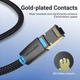 Патч-корд 5м, S/FTP cat 8 RJ-45 COPPER black VENTION (IKGBJ) - зображення 7
