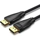 Кабель мультимедійний DisplayPort M to DisplayPort M 2.0m 8K60Hz black Vention (HCCBH) - зображення 1