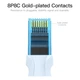 Патч-корд 5м, RJ-45 cat 5e UTP blue VENTION (VAP-A10-S500) - зображення 4