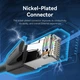 Патч-корд 8м, S/FTP cat 8 RJ-45 black VENTION (IKKBK) - зображення 12