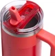 Термокухоль сталевий із подвійною вакуумною ізоляцією Stanley Quencher ProTour Flip Straw 0,89 л Hot Coral Fade - зображення 2