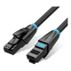 Патч-корд 1м, UTP cat 7 RJ-45 black VENTION (IBKBF) - изображение 1
