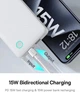 Повербанк Baseus Airpow Lite 10000 mAh 15W з USB-A та USB-C, LED індикатор, швидка зарядка, білий P1OO67500ZI3-OO - зображення 8
