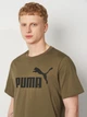 Футболка хлопковая длинная мужская Puma Essentials Foundation 68253381 L Loden Green (4069161736001) - изображение 4