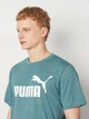 Футболка длинная мужская Puma Essentials Foundation 68255141 2XL Emerald Ice Heather (4069161731747) - изображение 4