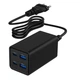 Зарядний пристрій Gembird 2xUSB-C PD65W + 2xUSB QC3.0 30W black (TA-UC-2A2C-PD65-01-BK) - зображення 1