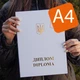 Обкладинка до диплома (А4) тверда, колір білий - зображення 1