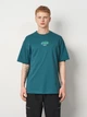 Футболка хлопковая длинная мужская Puma Essentials Graphics 69202341 L Emerald Ice с принтом (4069161732539) - изображение 1