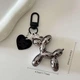 Брелок для ключей и сумки "Balloon Dog", светлый хром - изображение 3