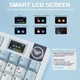 Механічна бездротова клавіатура Aula S98 Pro White-blue ENG+UA, з дисплеєм 2.4G/Bluetooth/Кабель, HOT SWAP, RGB, Win/Mac OS - изображение 11