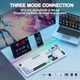 Механічна бездротова клавіатура Aula S98 Pro White-blue ENG+UA, з дисплеєм 2.4G/Bluetooth/Кабель, HOT SWAP, RGB, Win/Mac OS - изображение 12