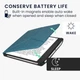 Обложка чехол kwmobile Origami для PocketBook 700K3 Era Color Petrol - изображение 5