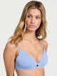 Бюстгальтер Victoria's Secret (7511439123215) Cotton Logo Hardware Lightly Lined 70A блакитний - зображення 1