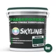 Фарба гумова супереластична надстійка «РабберФлекс» SkyLine Зелений RAL 6005 6 кг - зображення 2