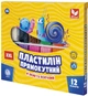 Пластилін Школярик прямокутний 12 кольорів 303117001-UA - зображення 2