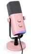 Микрофон динамический игровой Fifine AM8 Pink RGB USB/XLR для стриминга и подкастов - изображение 1