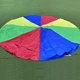 Развивающая игра Парашют детский 2 м 108-147 игровой парашют для детей, командная подвижная игра для детского сада, школы и праздников, разноцветный с ручками - изображение 7