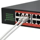 Комутатор Qoltec SWITCH Gigabit Ethernet 24 x RJ45 / 2 x SFP 1000 Mbps (5901878523651) - зображення 4