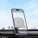Автотримач Hoco H43 Crystal ring magnetic (center console) Gray - изображение 4