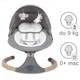 Шезлонг-гойдалка 2в1 Kidwell LUXI Dark Melange/Wooden - изображение 4