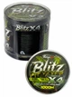 Шнур Boya BY Blitz X4 two-color чорно-зелений 0.20мм 16,7кг 1000м - зображення 1