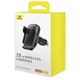 Автотримач з БЗП Baseus Milky Way Pro Wireless Charging Electric Car Mount 15W (C40357000111-0) - изображение 6