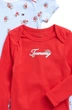 Детский комплект Tommy Hilfiger два боди и леггинсы 1159854602 (Разные цвета 0-3M) на рост 58-64 см - изображение 3