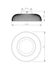 Люстра Zuma Line Solvia LED 1x10W 3000K 750Lm IP20 чорна - зображення 2