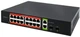 Przelacznik sieciowy Qoltec SWITCH Gigabit Ethernet PoE 16 x RJ45 PoE / 2 x RJ45 Uplink / 2 x SFP 250W 1000 Mbps (5901878522920) - obraz 2