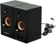Компьютерные колонки Defender Aurora S20 Black — мощность 20 Вт (2×10 Вт), акустическая система 2.0, деревянный корпус MDF, диапазон 20–20000 Гц, AUX 3.5 мм, регулировка басов, колонки для ПК и ноутбука - изображение 2