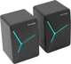 Акустична система ColorWay CW-SPU01BK Black - потужний стереозвук 6 Вт, динаміки 52 мм, RGB підсвічування, підключення mini-jack 3.5 мм, USB живлення, стильні колонки для комп'ютера та мультимедіа - зображення 4