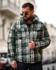 Куртка рубашка мужская CUTTER зеленая, утепленная фланелевая куртка рубашка Slimtex XXXL - изображение 4