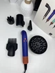 Профессиональный фен для волос HD18 Supersonic r Pro Hair Dryer Curly+Coily Vinca Blue/Topaz Синий - изображение 3