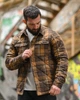Куртка рубашка мужская CUTTER койот, утепленная фланелевая куртка рубашка Slimtex XXXL - изображение 3
