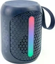Беспроводная портативная колонка Grand‑X BTS‑5DB Dark blue — Bluetooth 5.3, мощность 5 Вт, разноцветная светомузыка, USB‑C/USB, слот microSD, AUX, аккумулятор до 7 ч, акустическая система для дома и прогулок - изображение 2
