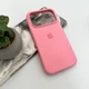 Защитный чехол-накладка Silicone Full Case AA Open Cam для Apple iPhone 17 Pro Light Pink (FullOpeAAi17P-6) - изображение 4