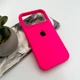 Захисний чохол-накладка Silicone Full Case AA Open Cam для Apple iPhone 17 Pro Shiny Pink (FullOpeAAi17P-23) - зображення 4